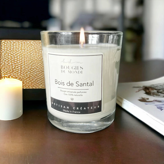 Bougie-parfumée-santal-boisé