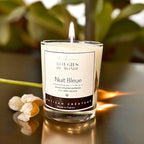 Bougie parfumée Nuit Bleue (Fleurs - Vétiver)