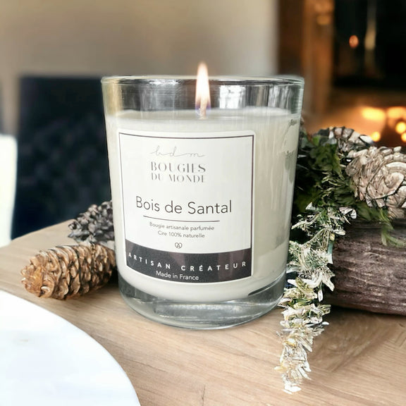 Bougie-parfumée-santal-boisé