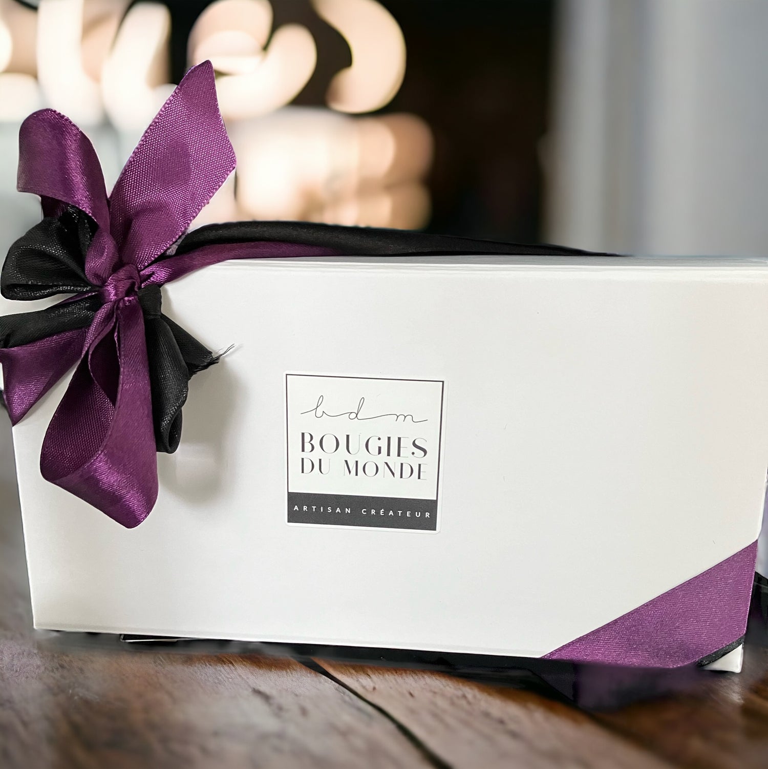 Coffret-cadeau de luxe Bougies du Monde - Coffret cadeau Bougie et parfums d'ambiance