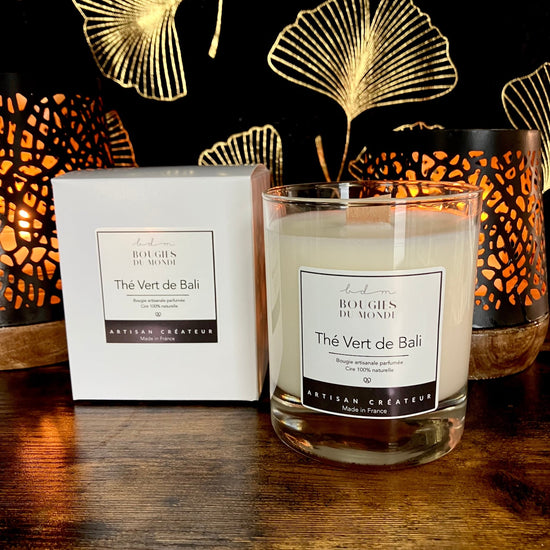 bougie-artisanale-mèche-boie-thé-vert-bali