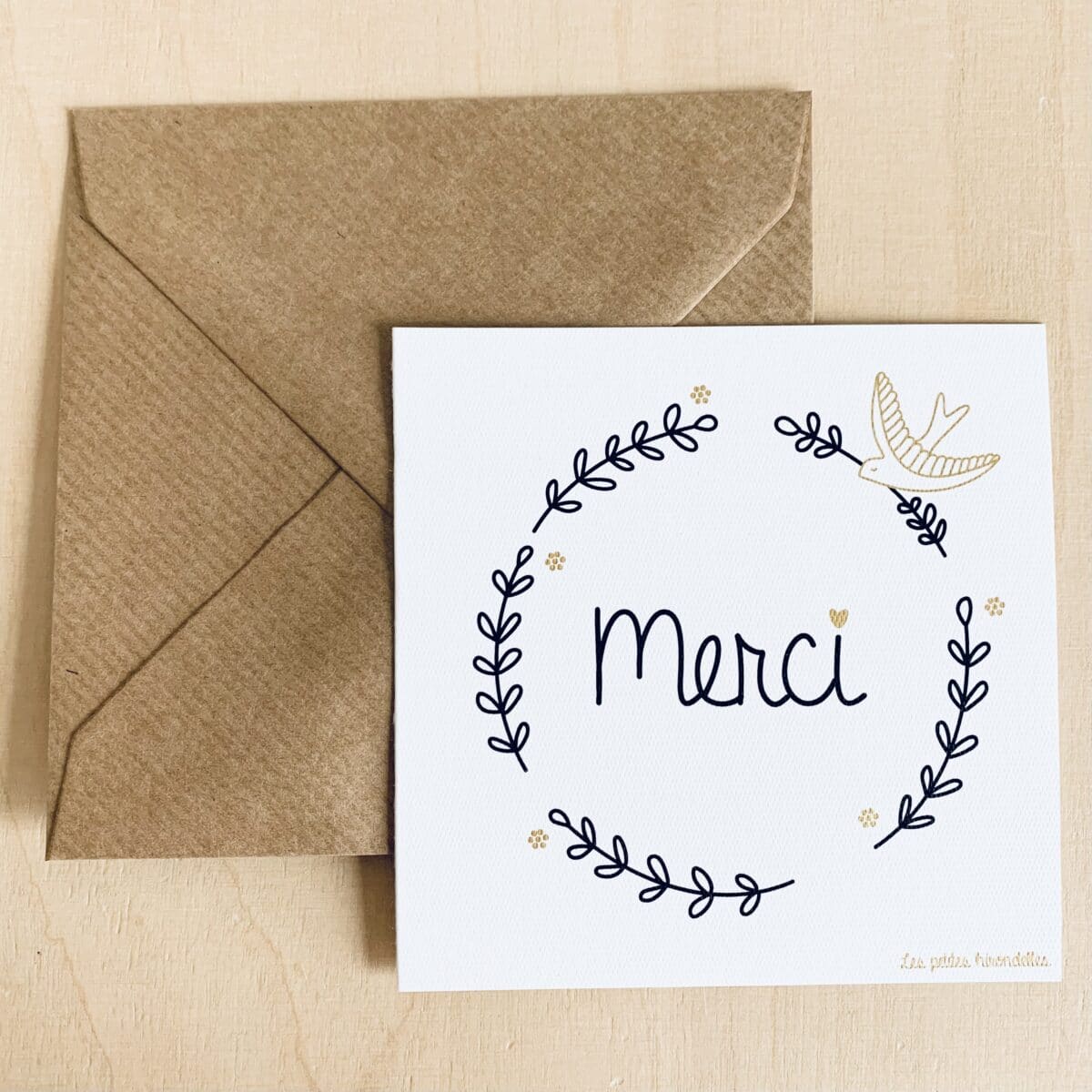 Carte pour dire merci - bougies du Monde