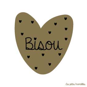 Carte BISOU pour petits mots doux – Bougies du Monde