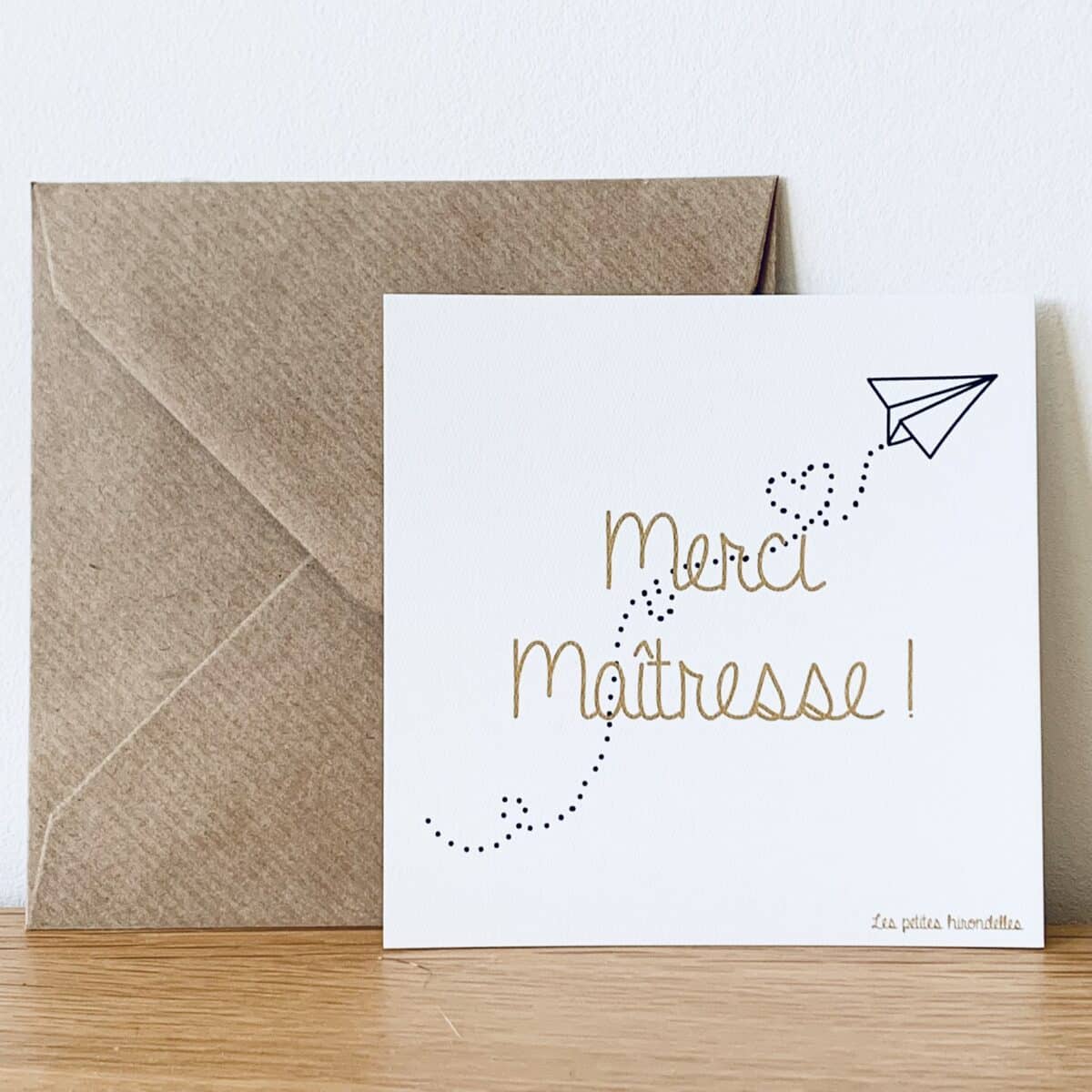 carte pour dire merci à ma maitresse - bougies du Monde