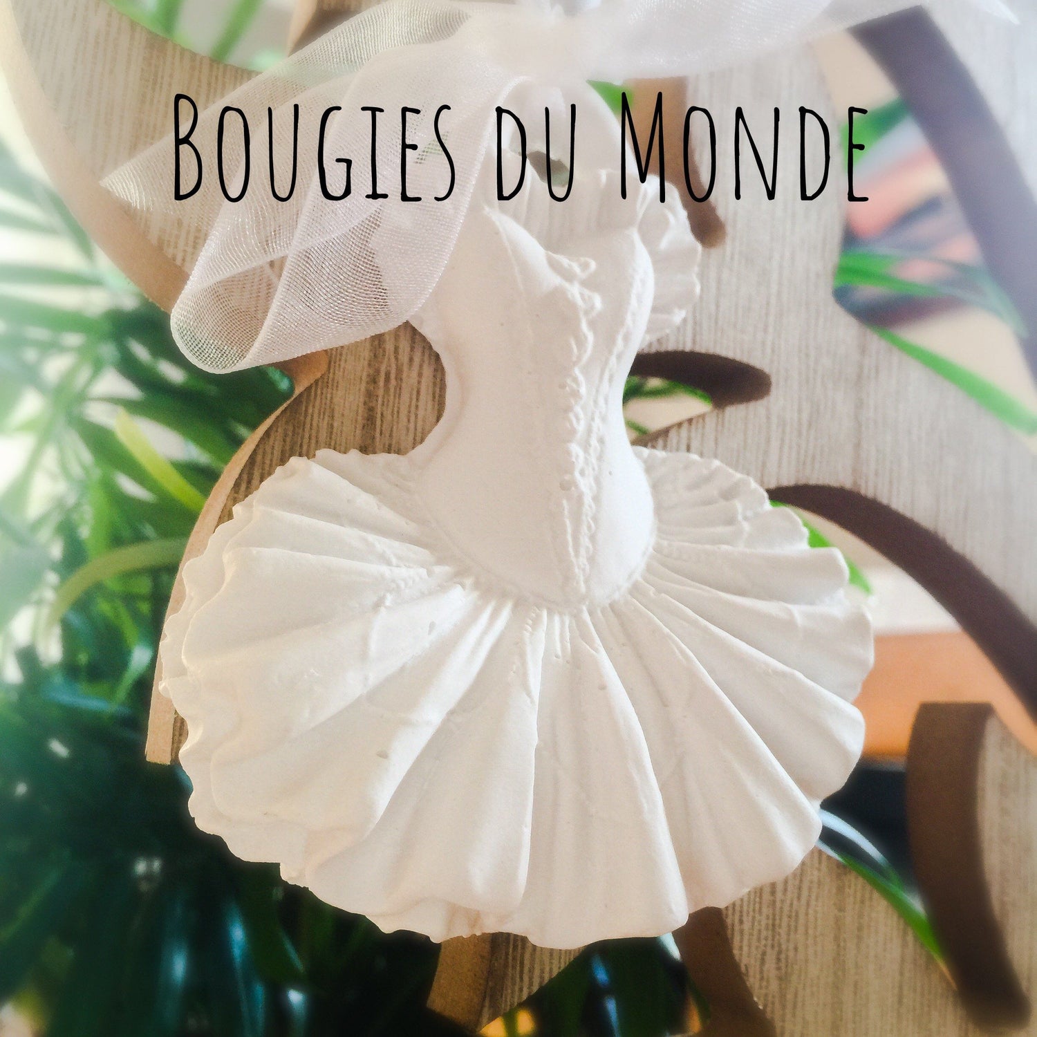 Céramique parfumée Ma petite robe blanche - Bougies du Monde