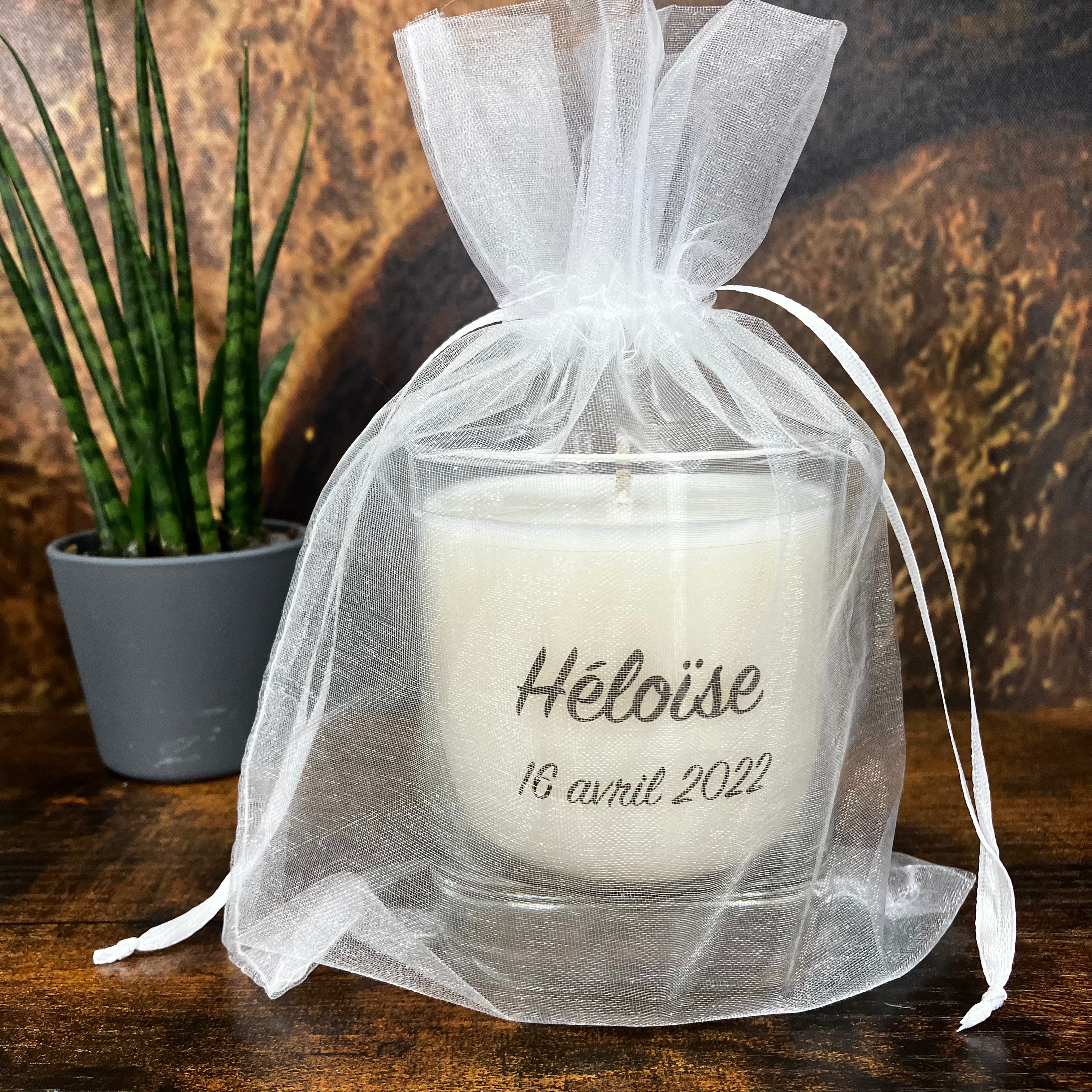 Bougie personnalisée Cadeaux de naissance