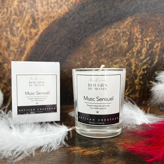 Bougie parfumée Musc sensuel