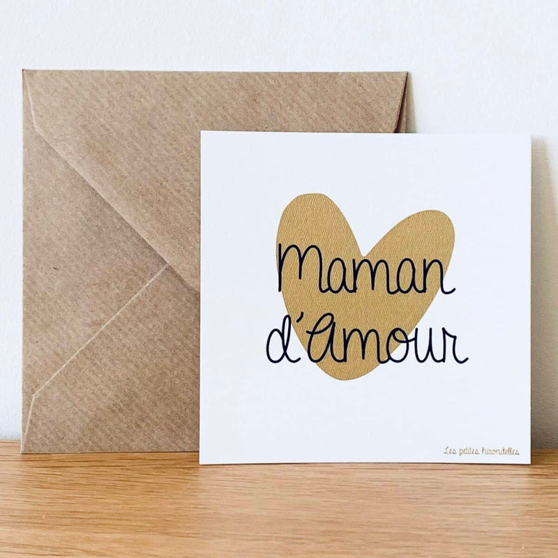 Carte Bonne fête Maman d'amour - Bougies du Monde
