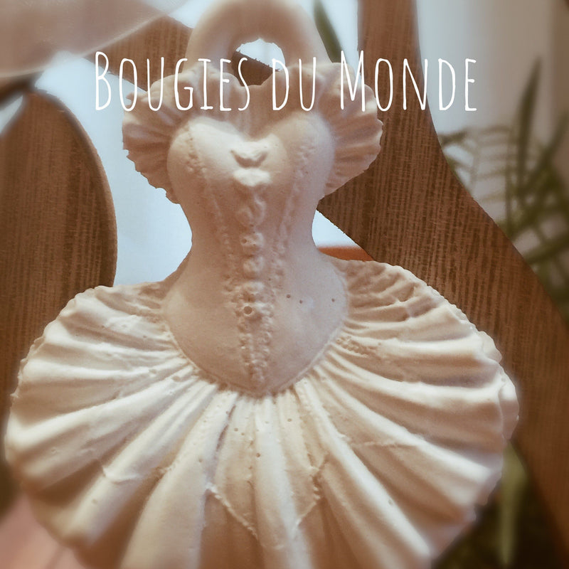 Céramique parfumée Ma petite robe blanche - Bougies du Monde