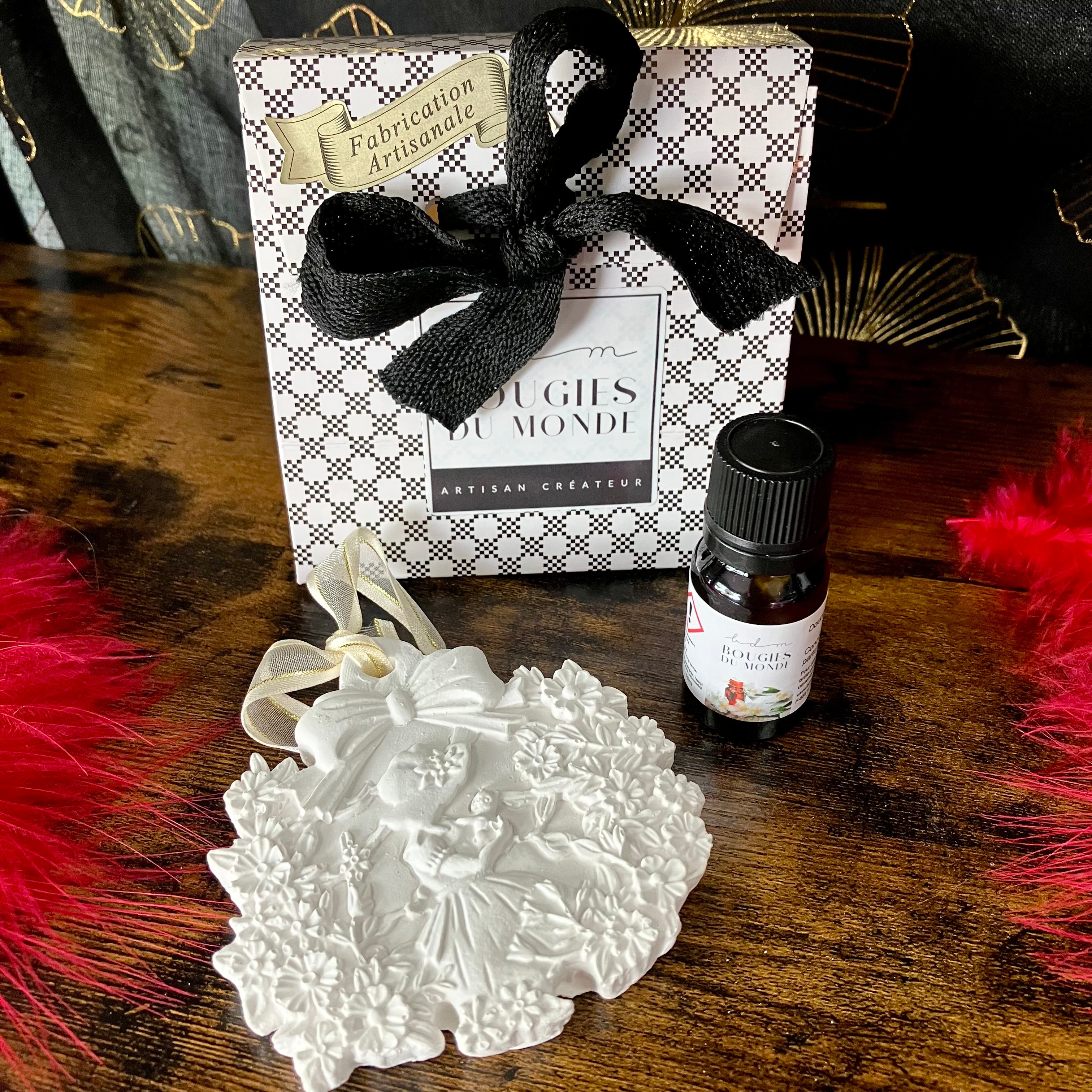 Coffret cadeau céramique parfumée Promenade dans le Jardin